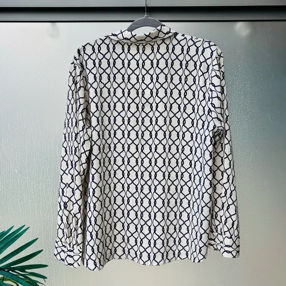 Mango | Geometric Patterned Blouse - Picture 3 of 3